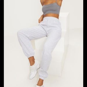NWT pretty little thing ash grey joggers